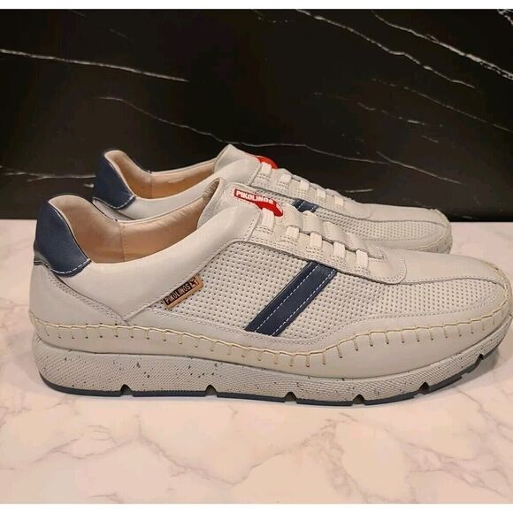 Pikolinos Men's FUENCARRAL Multicolor Sneakers w stitching Espuma White 42/8US - Picture 3 of 16